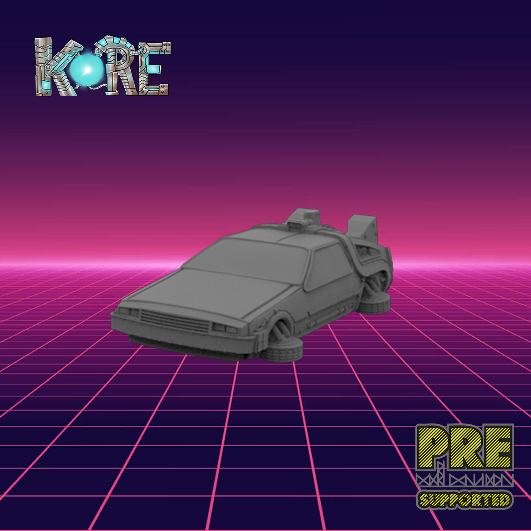 Flying Delorean